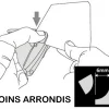 Perforateur : Coupe angles arrondis