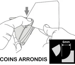 Perforateur : Coupe angles arrondis