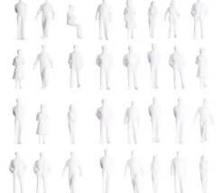 120 personnages miniatures à peindre