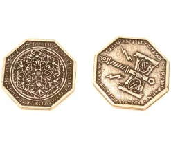 Pièce métal cuivré Dwarven