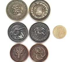 Pièce métal cuivré Forged dragon à l'unité