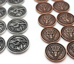 Pièce métal cuivré Forged dragon à l'unité