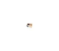 32 Pièces échecs bois T3 (noir/naturel) + coffret en bois