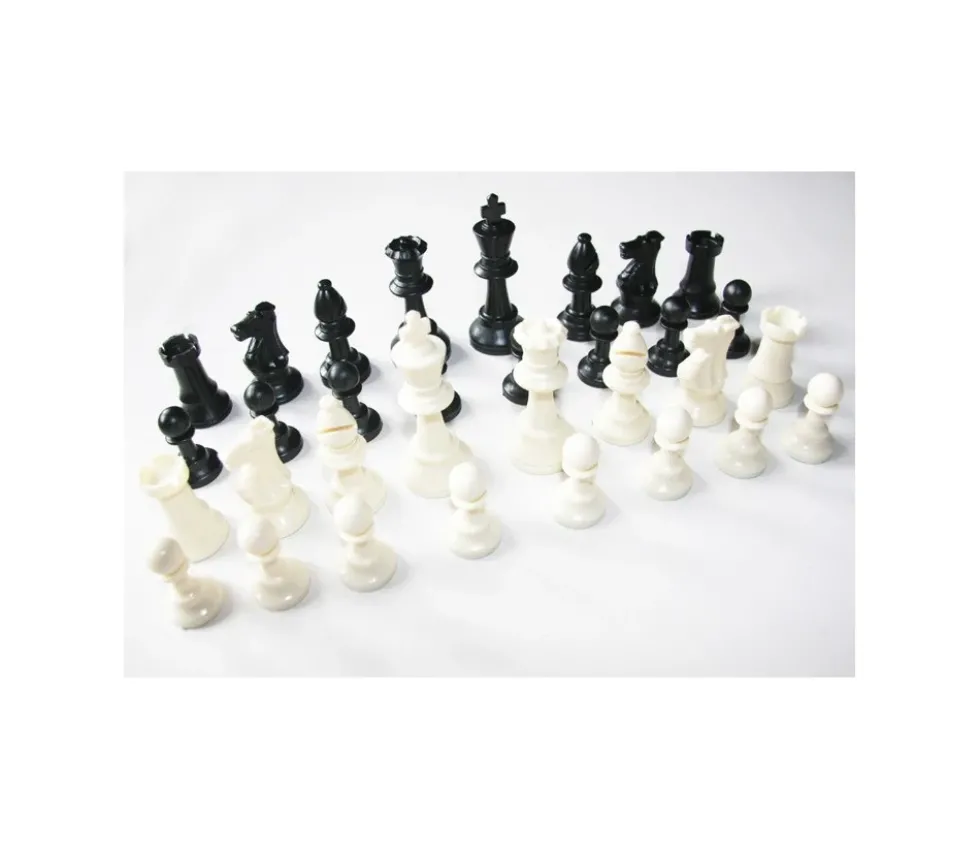 32 Pièces échecs plastique 77 mm taille T3