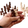 Pièces d'échecs en bois taille 2 (32 pièces sans plateau)