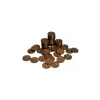 100 Pièces de 50 centimes d'euro en Re-plastique monnaie factice jeu