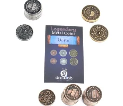 24 Pièces en métal numérotées valeur 1 3 5