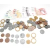 96 pièces et billets argent UK - LIVRES sterling anglais monnaie factice