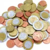 80 Pièces euros en Re-plastique monnaie très réaliste
