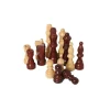 32 Pièces géantes échec en bois 17 cm