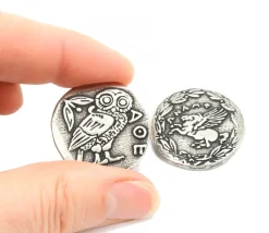 20 Pièces grecques métal Greek