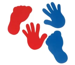 2 Pieds marquage au sol 19 cm - la paire de marqueur