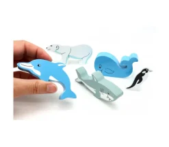 Pingouin en bois 34 x 50 x 15 mm