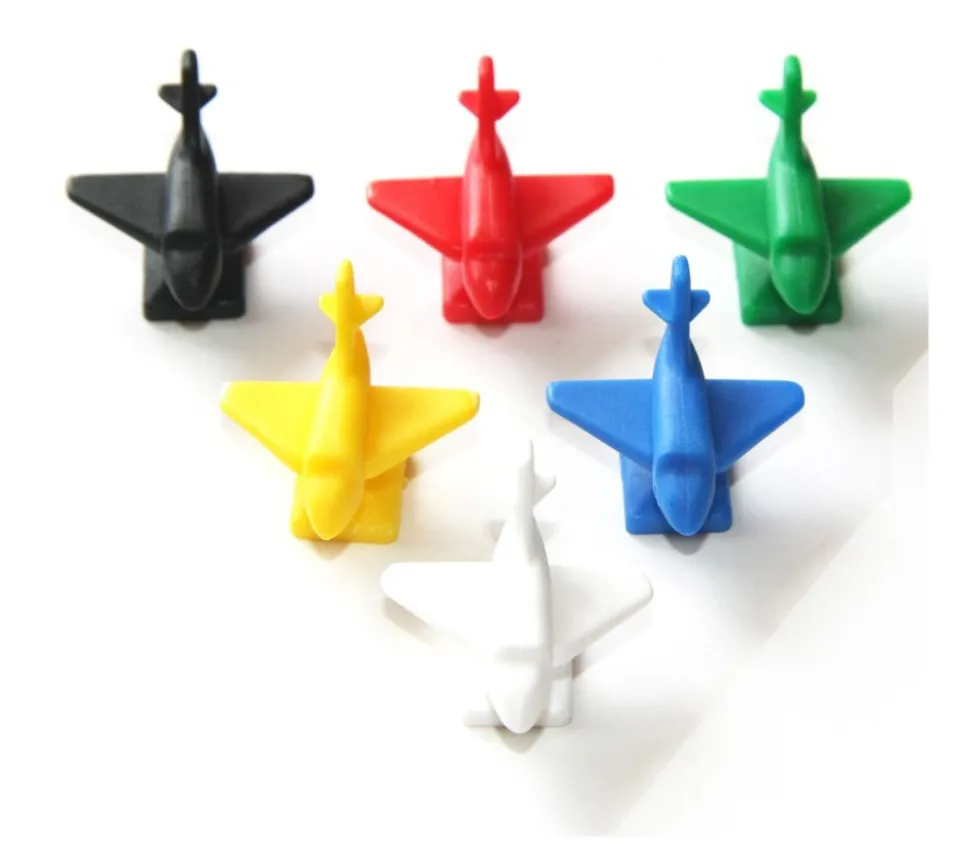 Pion avion en plastique 22 x 23 mm à l'unité