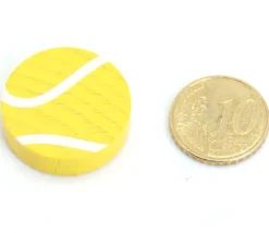 Pion balle de tennis en bois 2,5 cm pour jeu