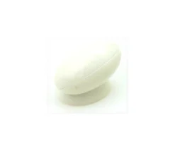Pion ballon de rugby blanc