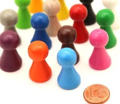 Pion bois 15 x 27 mm pour jeu à l'unité