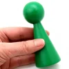 Pion bois XXL 10 cm VERT pour jeu. Grand pion 100 mm diam 43 mm