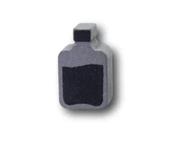 Pion Bouteille pleine-vide en bois 16 x 9 x 5 mm