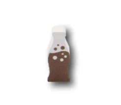 Pion bouteille Soda en bois 15 x 6 x 5 mm