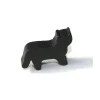 Pion Chat noir en bois pour jeu