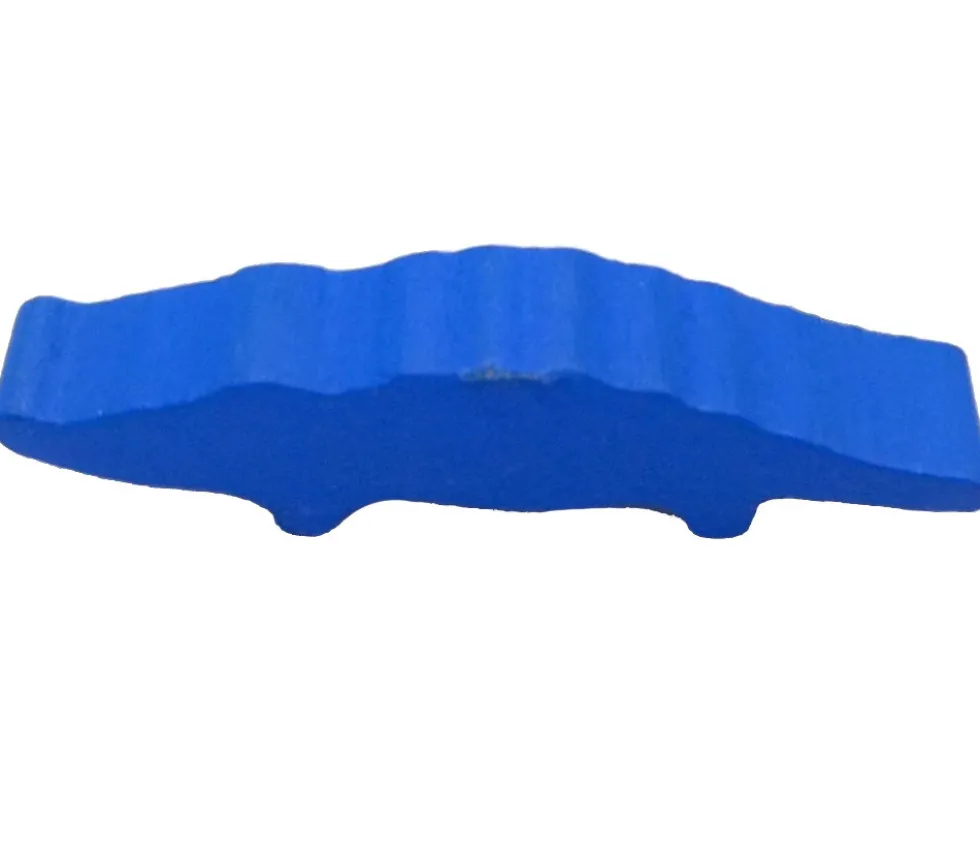 Pion crocodile bleu en bois 55 x 18 x 10 mm