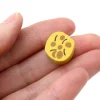 Pion de jeu biscuit cookie en bois 15 x 16 x 10 mm