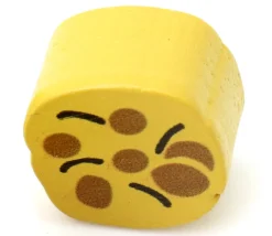 Pion de jeu biscuit cookie en bois 15 x 16 x 10 mm