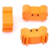 Pion de jeu crabe orange en bois 25 x 15 x 10 mm
