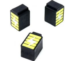 Pion de jeu pile batterie en bois 15 x 9 x 10 mm