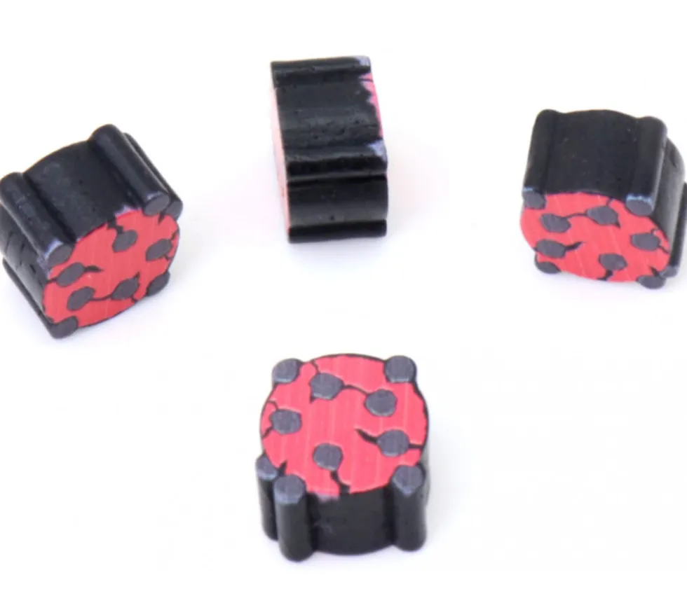 Pion de jeu virus microbe en bois - 14 x 15 x 10 mm