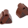 Pion en bois amphore marron vase 15 x 16 x 10 mm