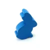 Pion en bois lapin bleu 22 x 31 x 8 mm animal pour jeu