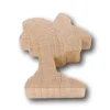 Pion en bois palmier naturel 3.5 cm