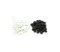 Pion galet 2 cm pour jeu de go noir ou blanc