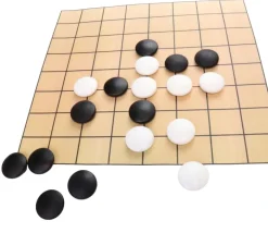 Pion galet 2 cm pour jeu de go noir ou blanc