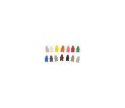 Pion garçon en bois bonhomme meeple 14 x 24 X 8 mm personnage à l'unité