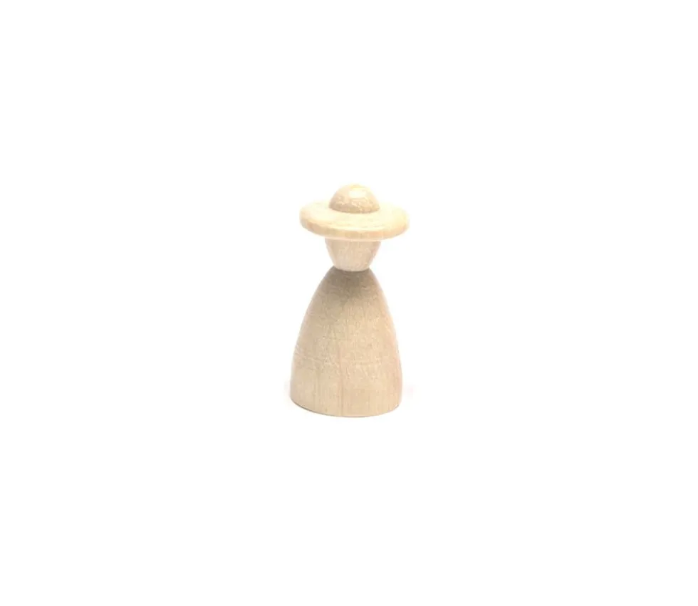Pion homme au chapeau 13 x 26 mm à l'unité