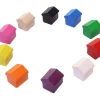 Pion Hôtel grosse maison bois style monopoly 15x15x15 mm