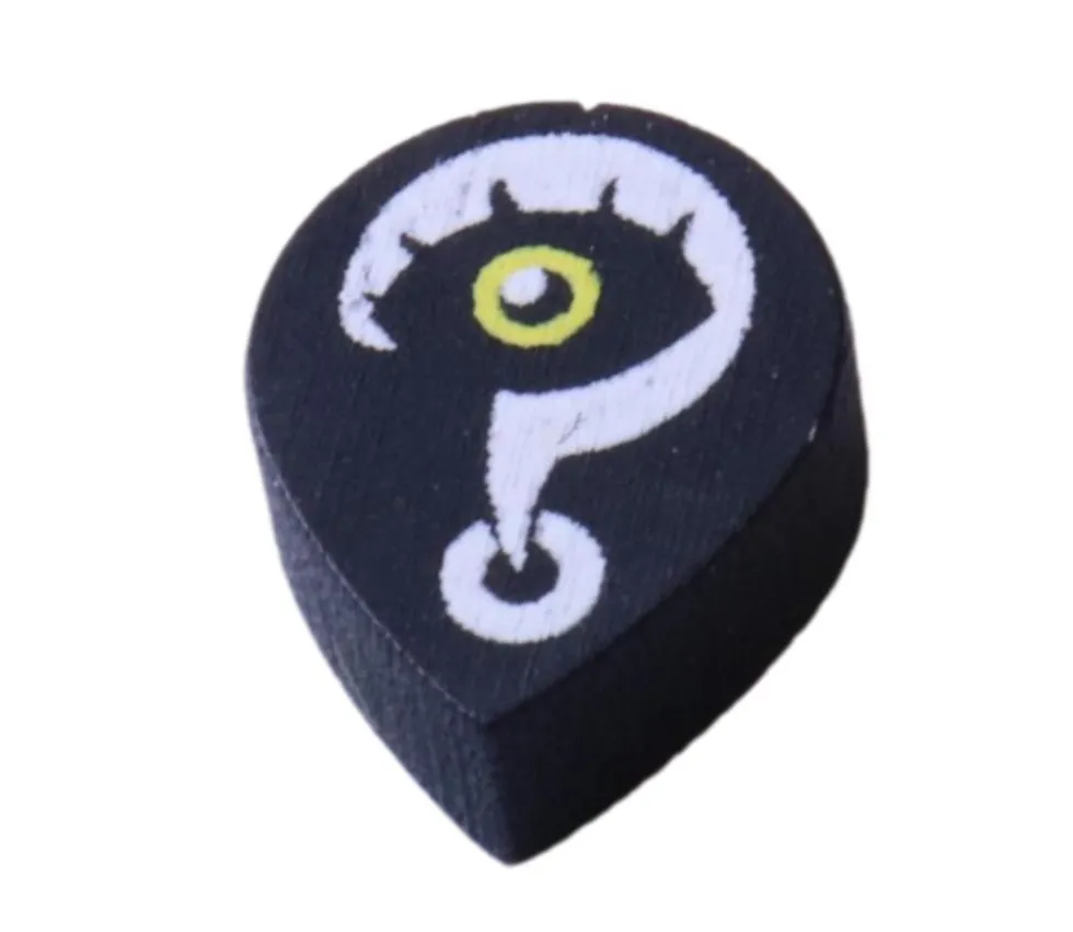 Pion Indice en bois - mystère 16 x 13 x 5 mm