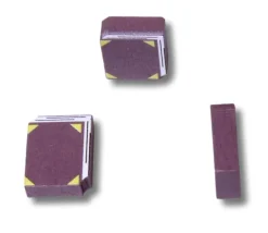 Pion livre relié en bois 16 x 13 x 5 mm