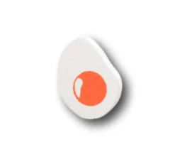 Pion Oeuf au plat en bois 18 x 13 x 5 mm