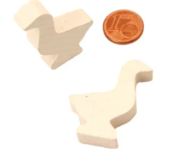 Pion oie en bois de 35 x 26 x 8 mm pour jeu