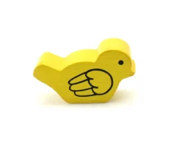 Pion oiseau 25 x 15 x 8 mm avec décor aile