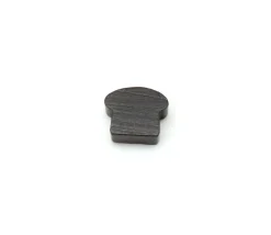 Pion pain naturel marron foncé 13 x 16 x 6 mm