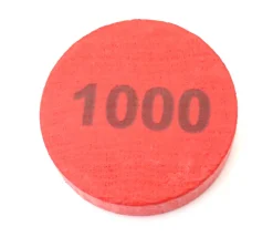 Pion 1000 - Palet bois 5 cm rouge 52 x 13 mm à l'unité