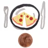Pion Part de Pizza en bois 16 x 15 x 5 mm
