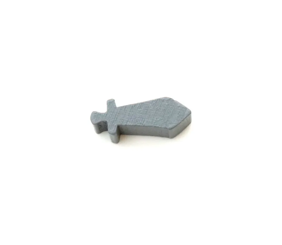 Pion épée en bois gris 24 x 8 X 8 mm arme