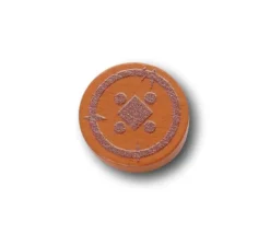 Pion Pièce de Bronze en bois 15 x 15 x 5 mm