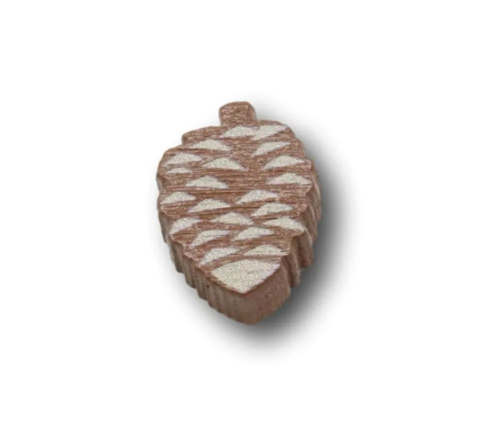 Pion Pomme de Pin en bois 15 x 11 x 5 mm